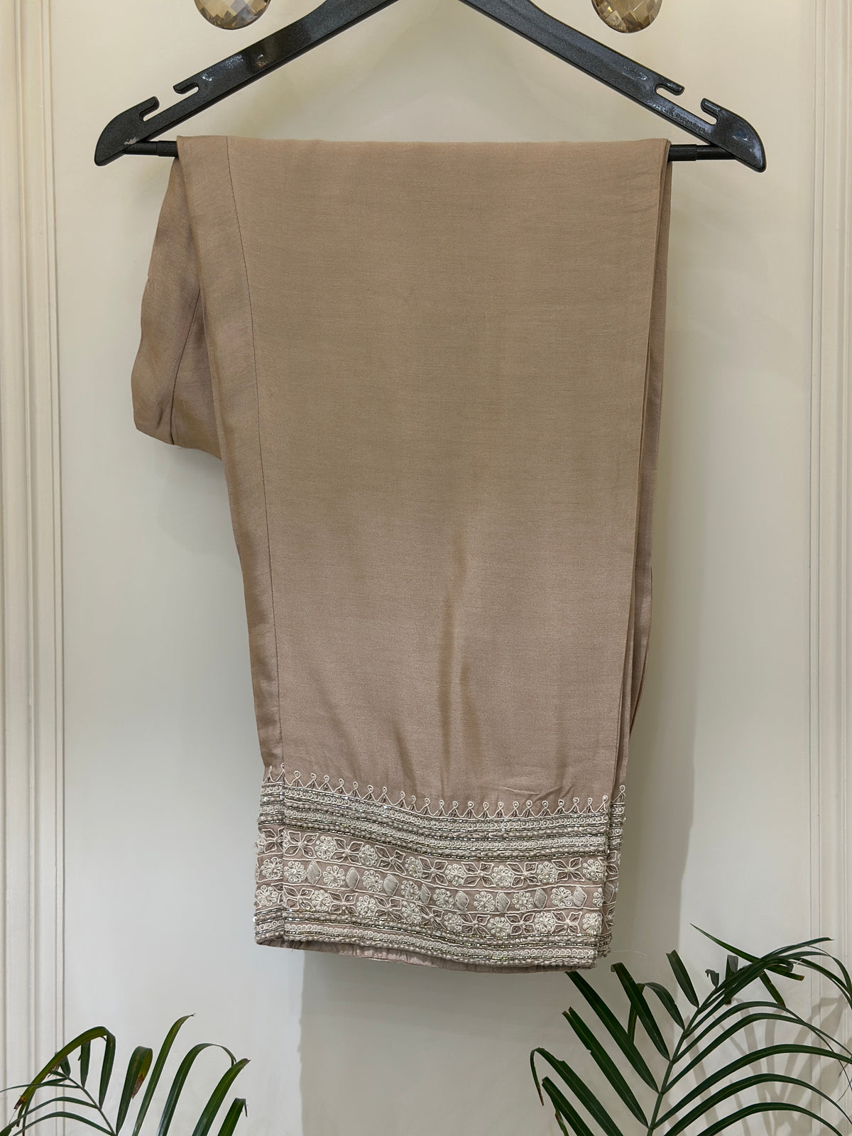 Pure Silk Hand-Embellished Suit Set