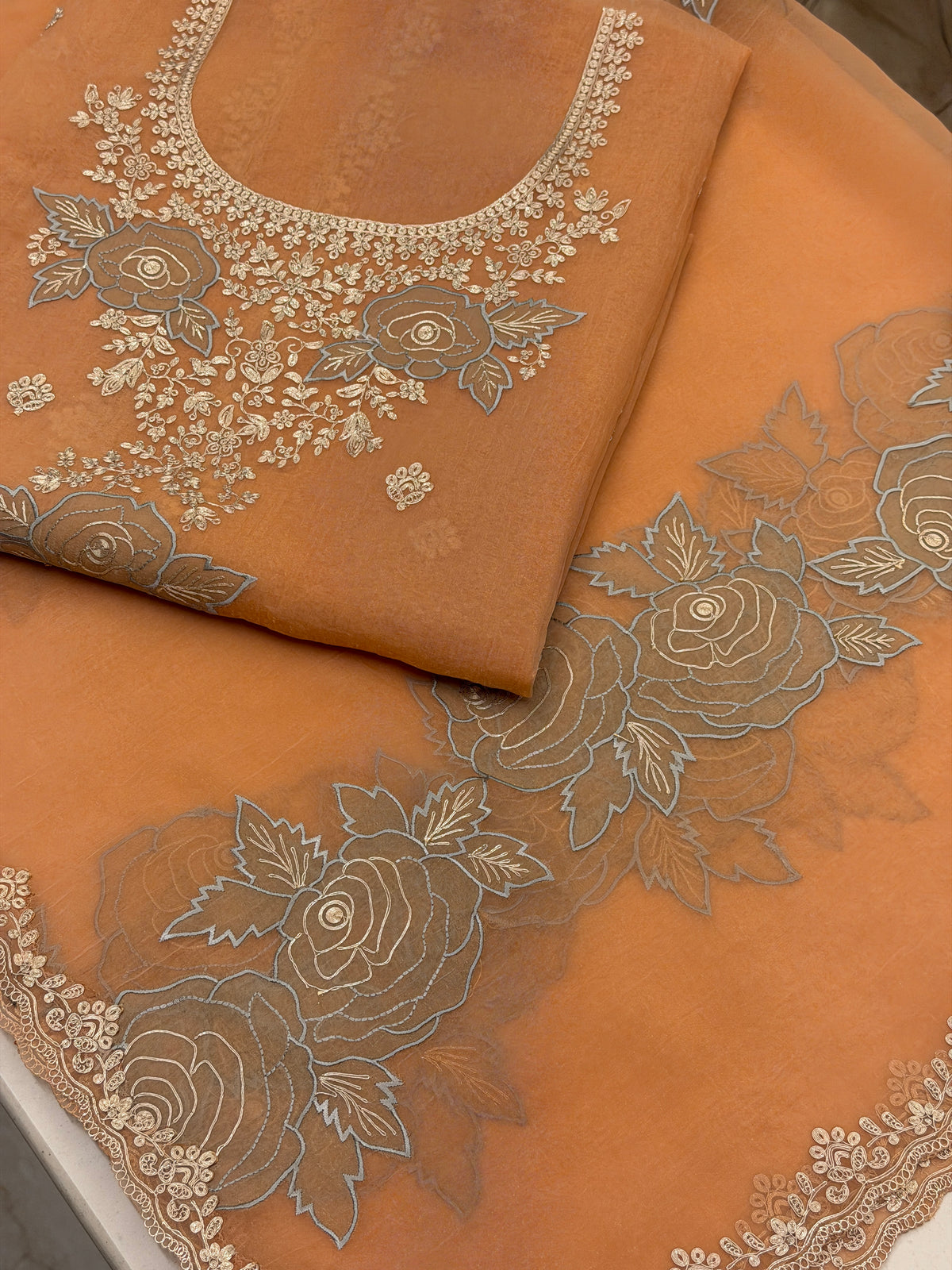 Noor-e-Gulnaar Organza Luxury Formals