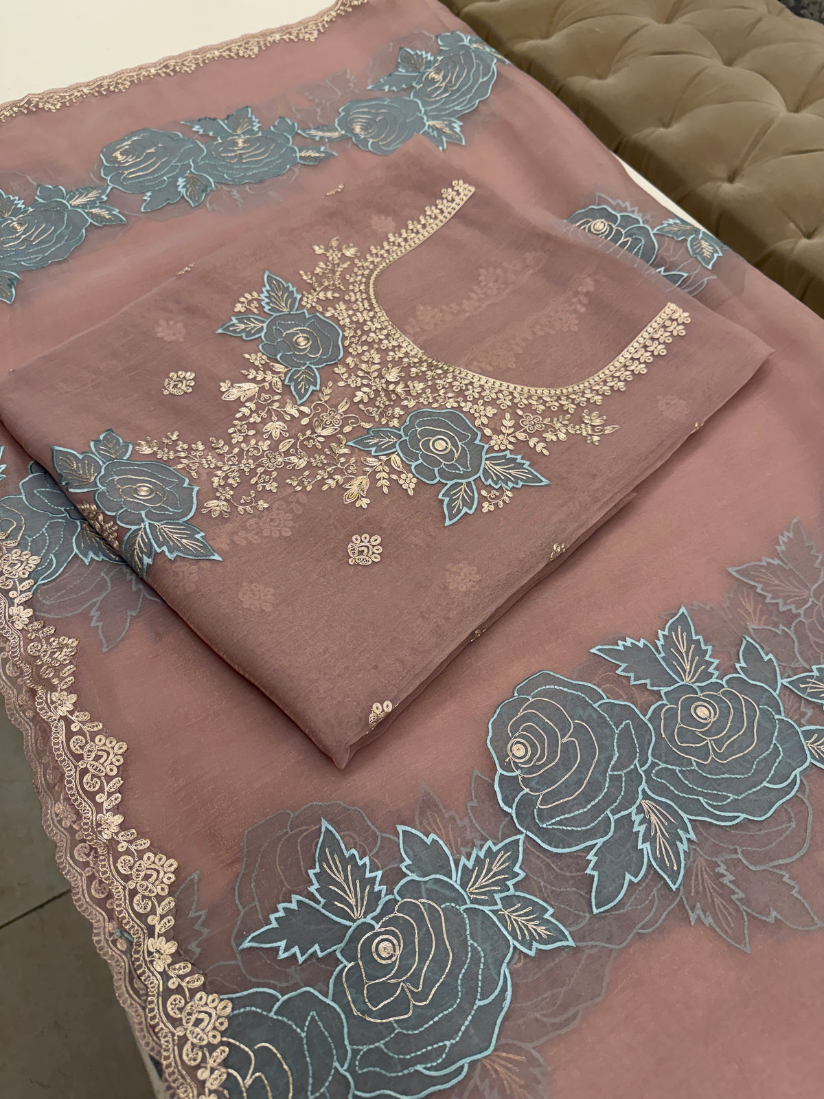 Noor-e-Gulnaar Organza Luxury Formals