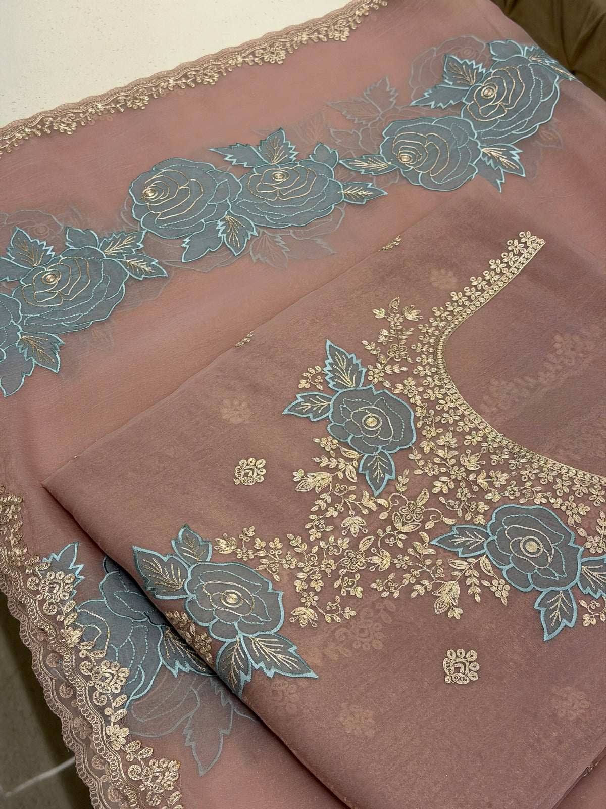 Noor-e-Gulnaar Organza Luxury Formals