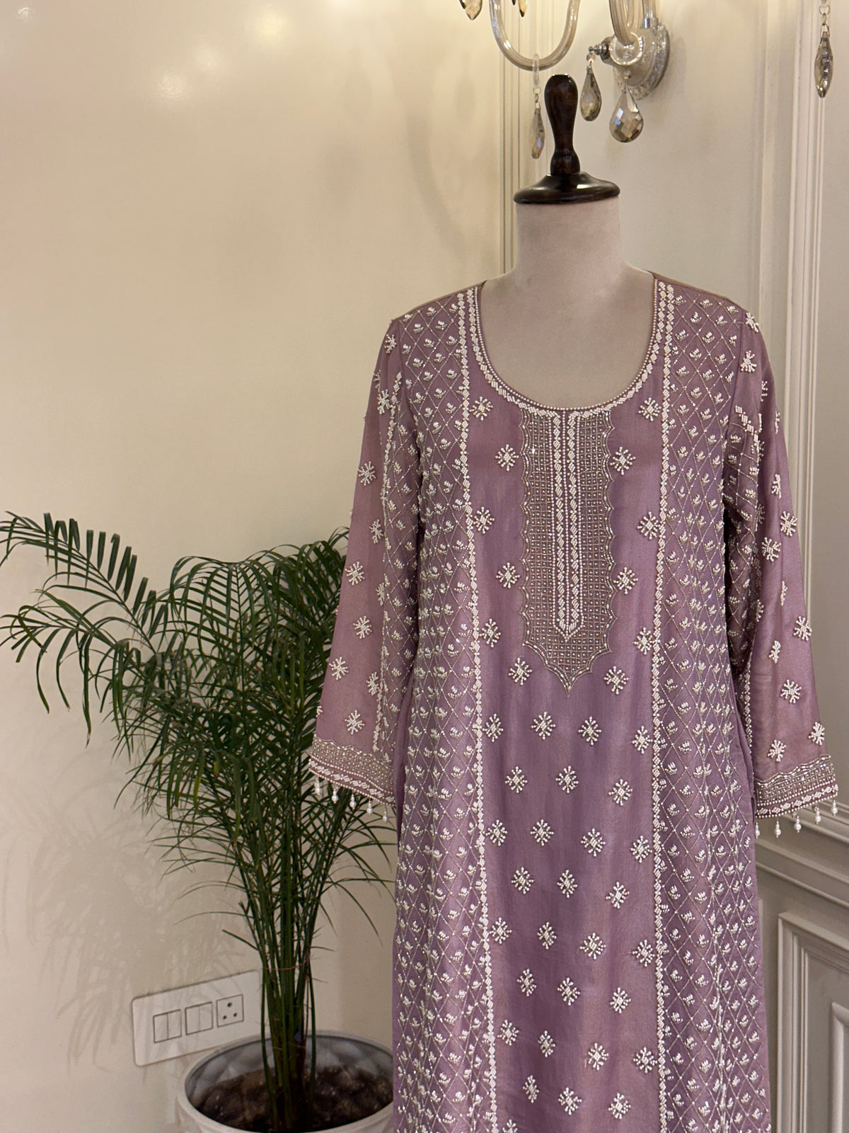 Noor-e-Lavanya Chinon Gharara Set