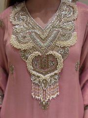 Noor-e-Raahat Tissue Silk Sharara Set