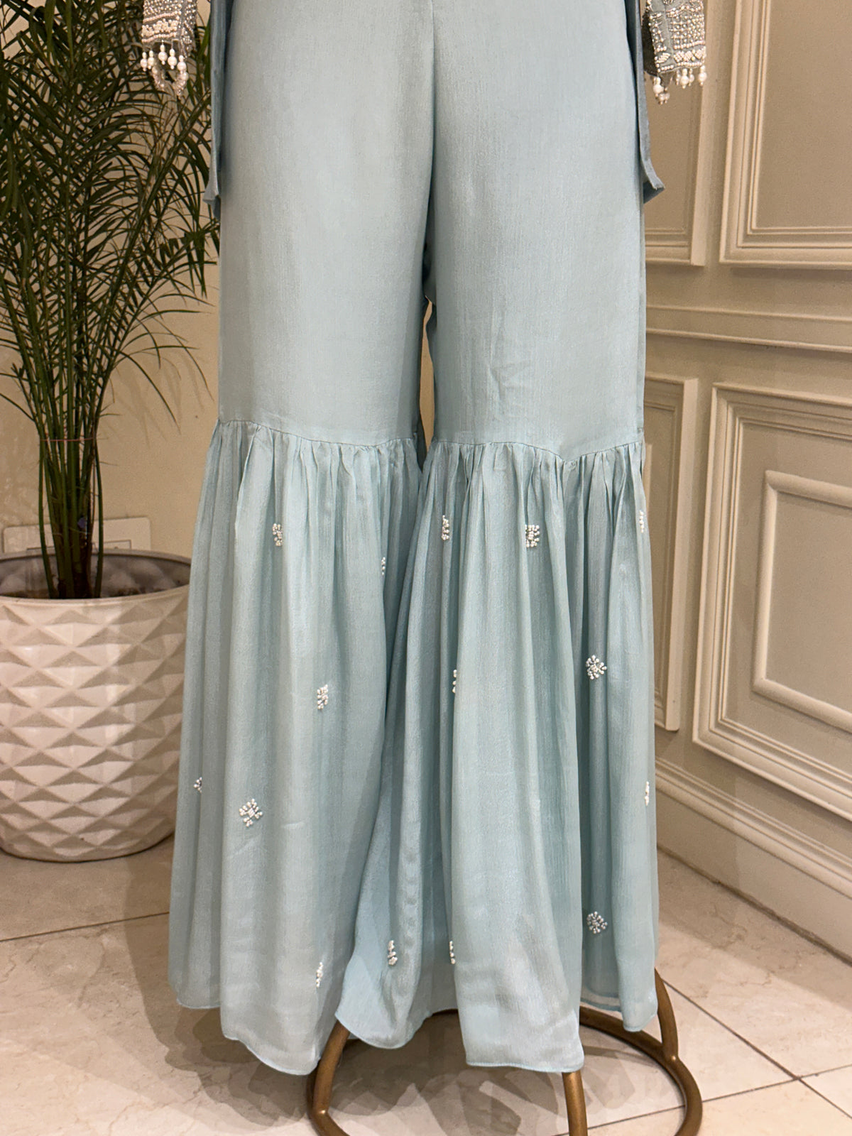 Noor-e-Lavanya Chinon Gharara Set