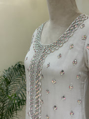 Noor-e-Safiya Chinon Sharara Set
