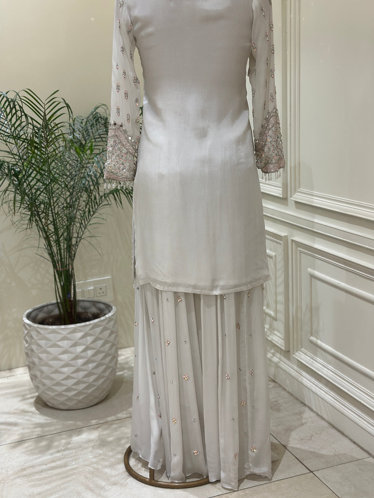 Noor-e-Rouhi Chinon Embellished Sharara Set