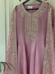 Noor-e-Gulrukh Tissue Silk Anarkali Set