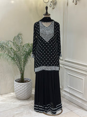 Noor-e-Zehna Chinon Sharara Set