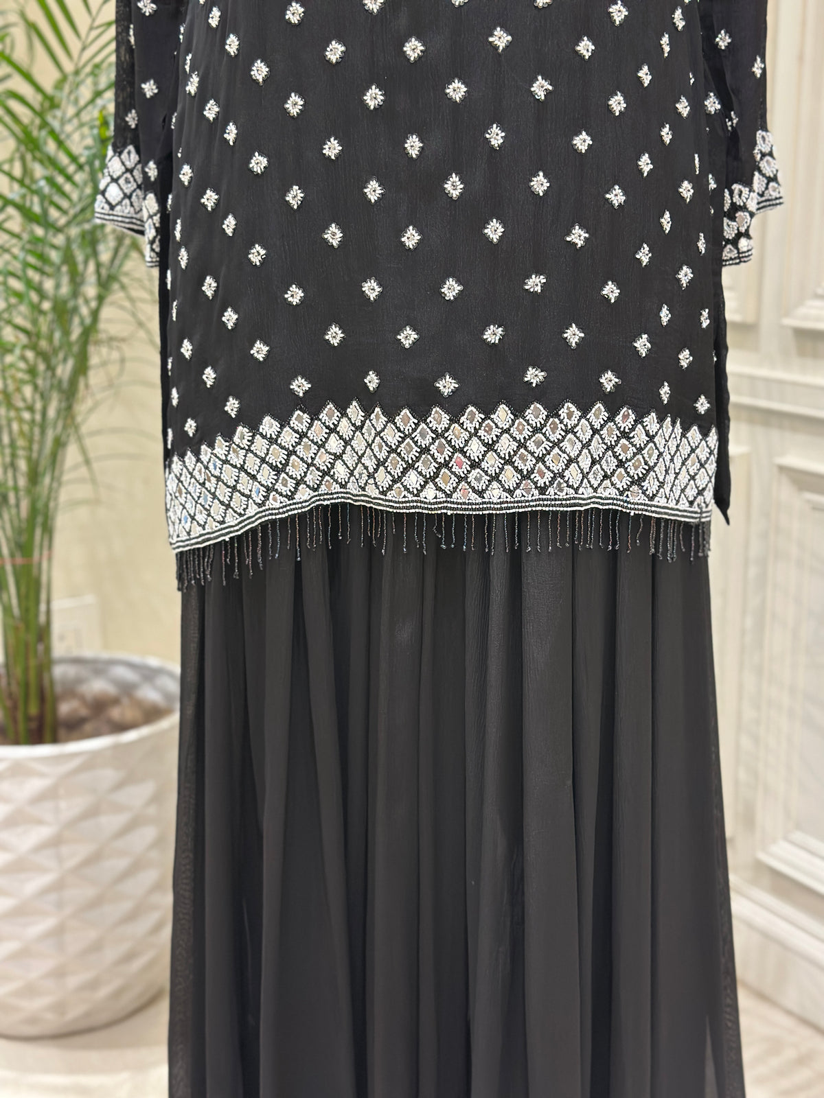 Noor-e-Zehna Chinon Sharara Set