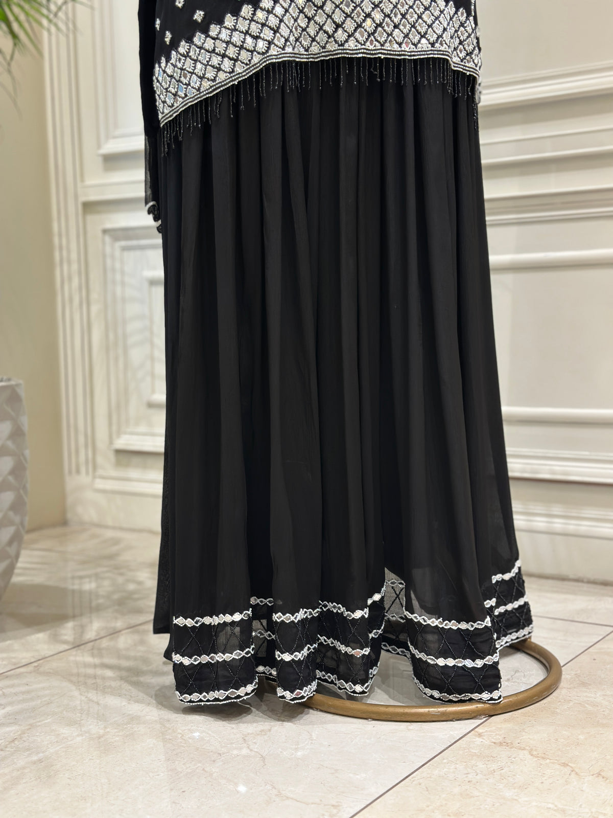 Noor-e-Zehna Chinon Sharara Set