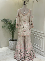 Noor-e-Gulrukh Net Sharara Set