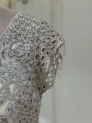Noor-e-Elara Indo-Western Chinon Gown