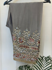 Handcrafted Tissue Anarkali Set