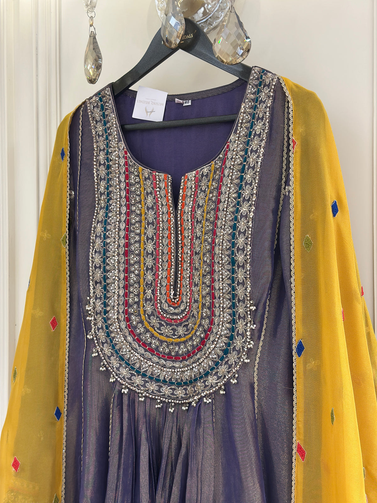 Noor-e-Tissue Embellished Suit Set