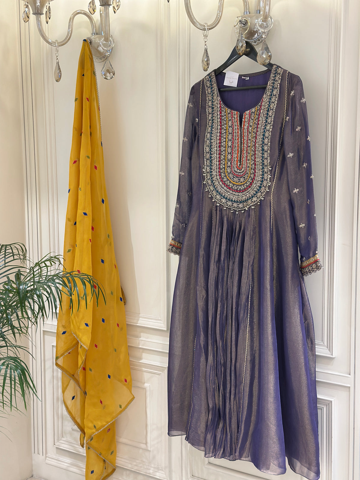 Noor-e-Tissue Embellished Suit Set