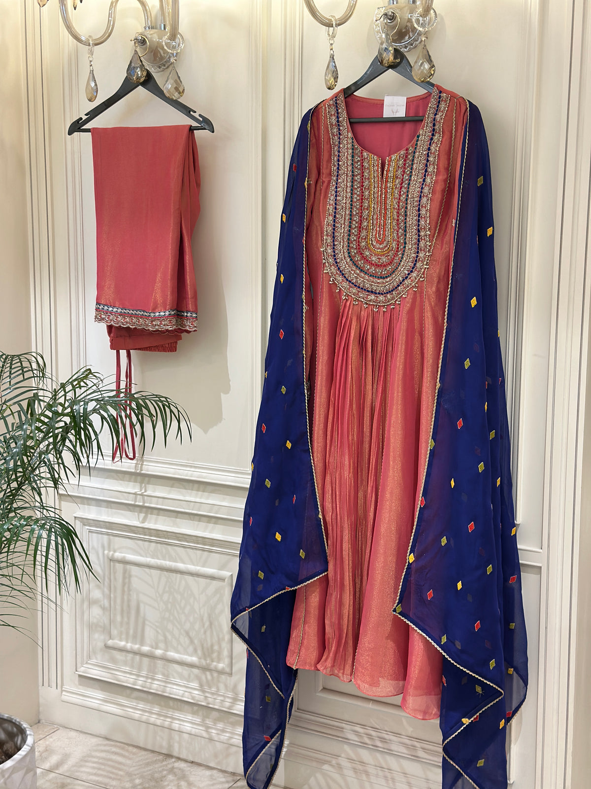 Noor-e-Tissue Embellished Suit Set