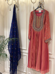 Noor-e-Tissue Embellished Suit Set
