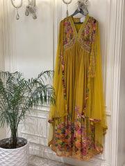 Mehr-e-Noor Embellished Chinon Gown