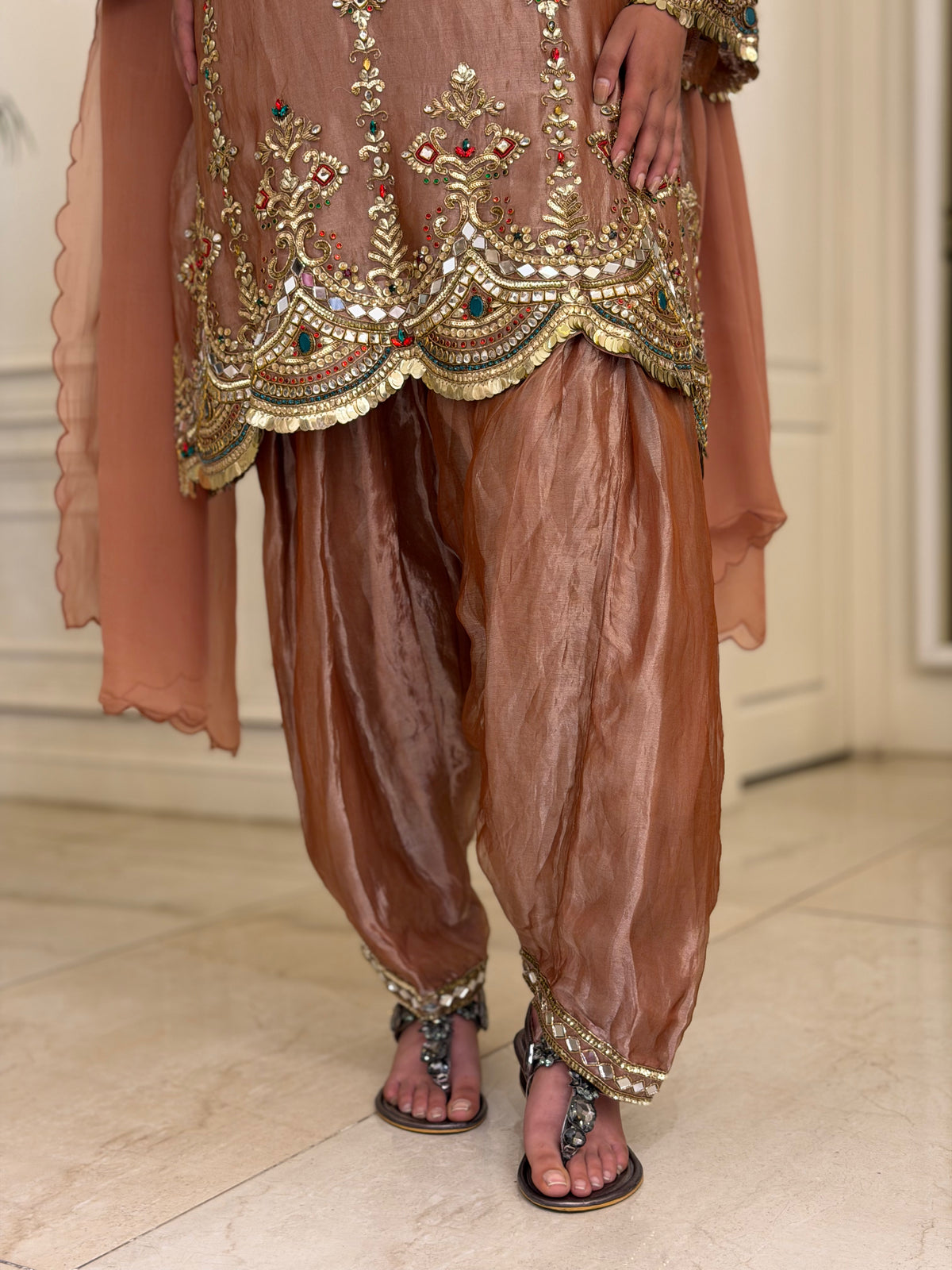 Pure Tissue Heritage Shalwar Set