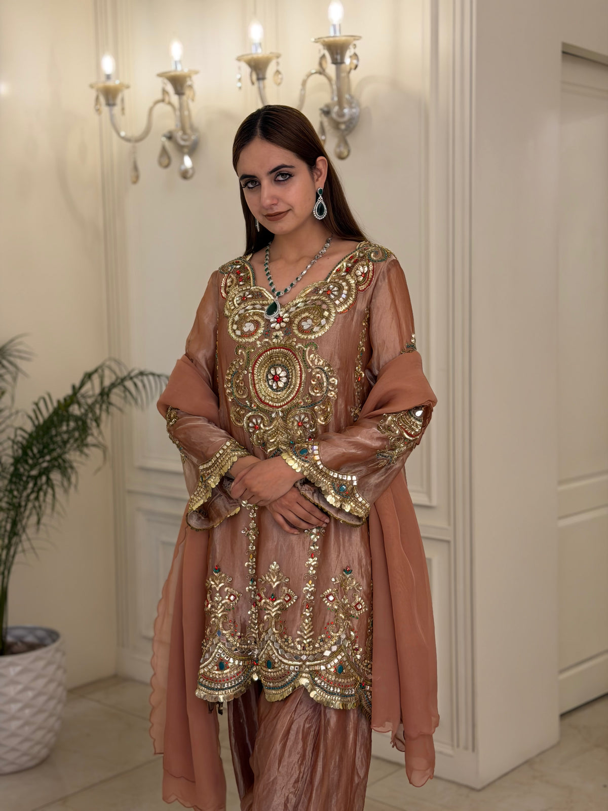 Pure Tissue Heritage Shalwar Set