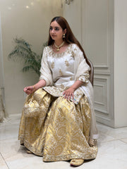 Noor-e-Zarmina Gharara Set