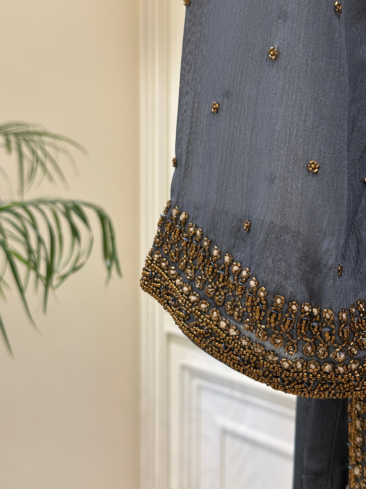 Midnight Grace Chinon Gharara Set