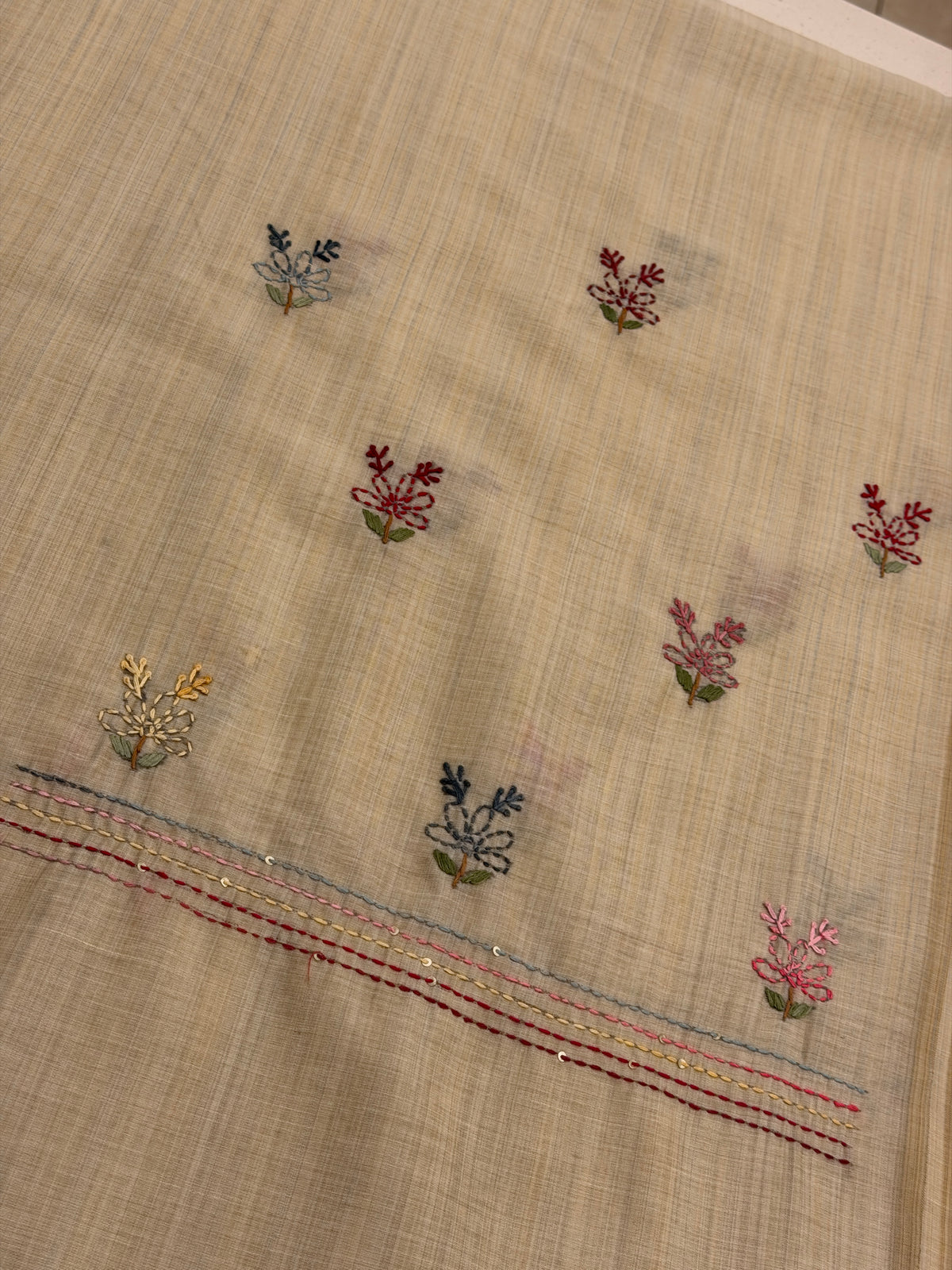 Mehr-e-Gul – Jamdani Kantha Work Suit