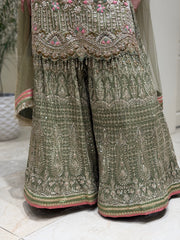 Gulzar Grace – Luxury Georgette Sharara Set