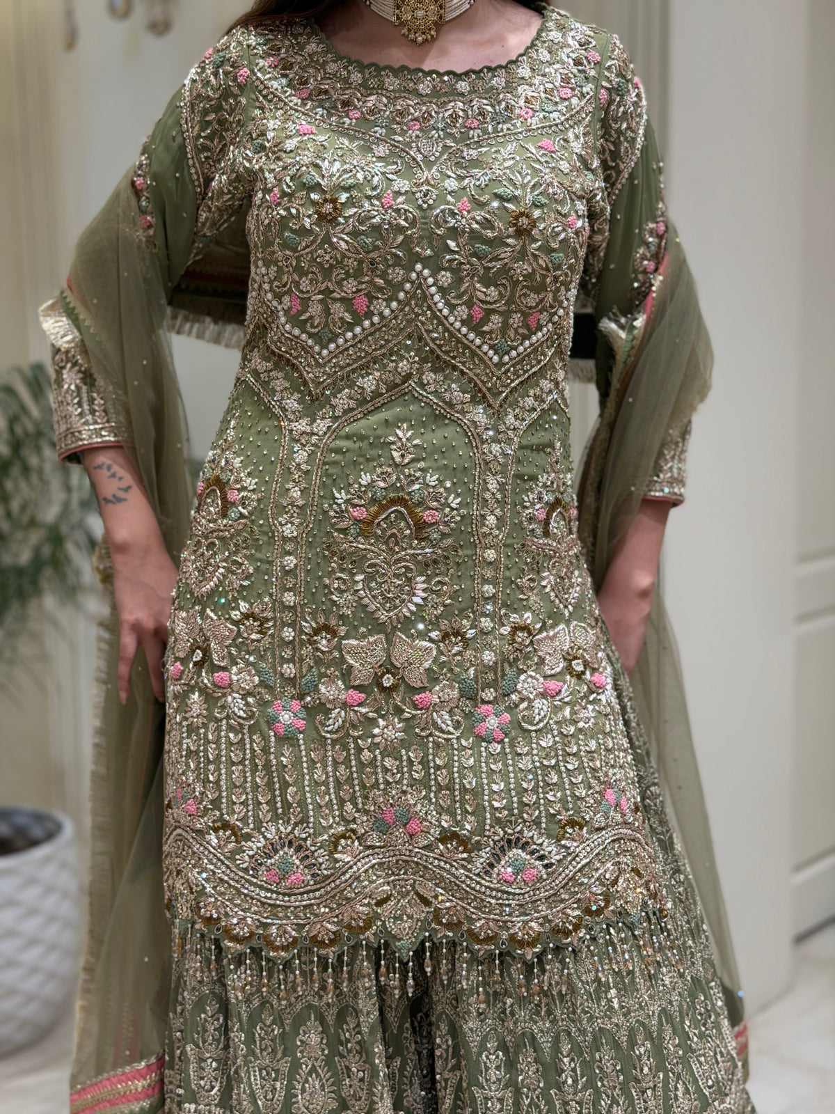 Gulzar Grace – Luxury Georgette Sharara Set