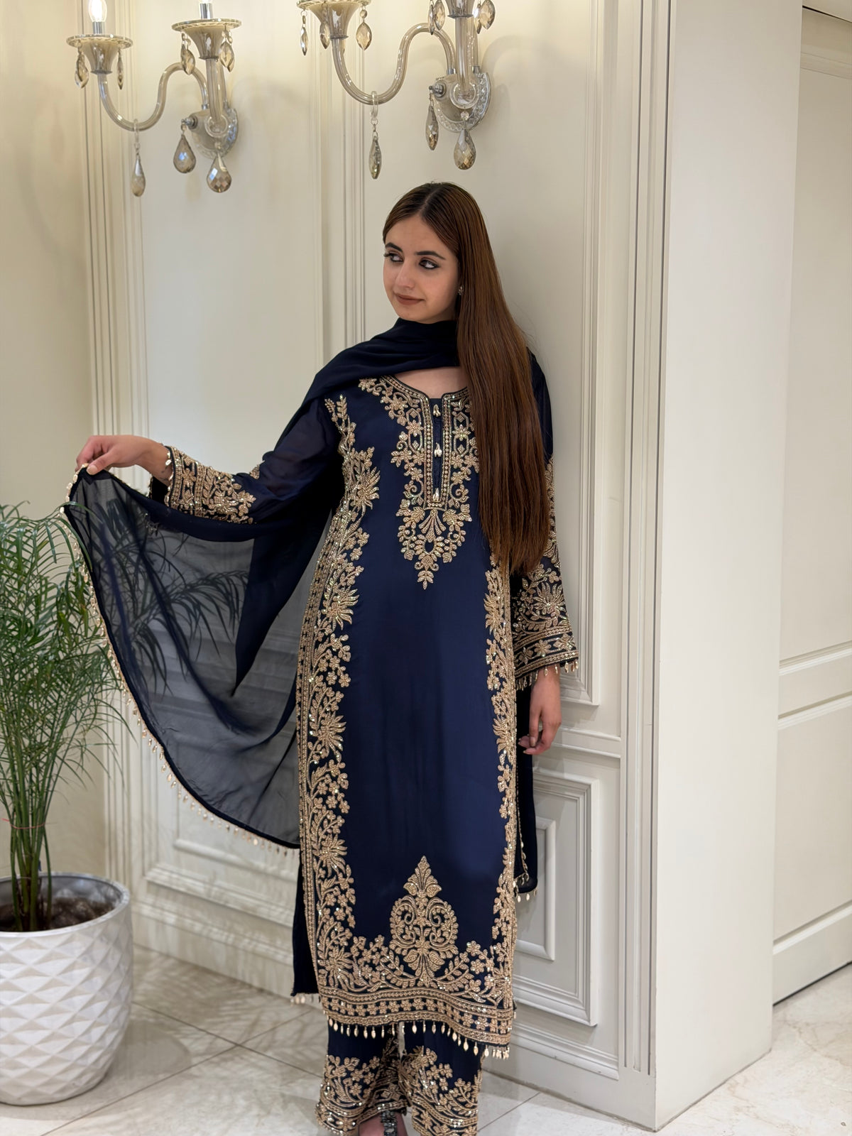 Noir Royale – Luxury Chinon Suit Set