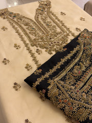 Noor Jahan – Design 01 | Luxury Pure Organza Handcrafted Suit