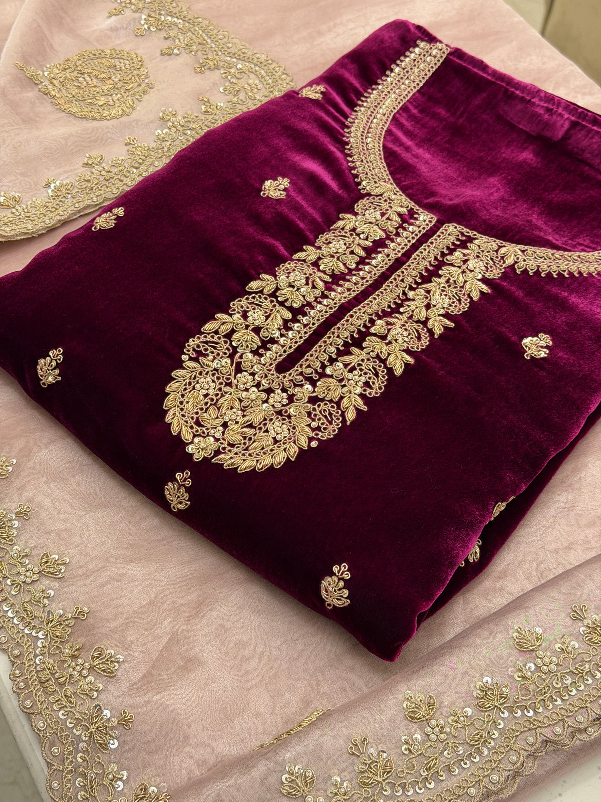 Winter Royale – Luxury Velvet Suit ✨