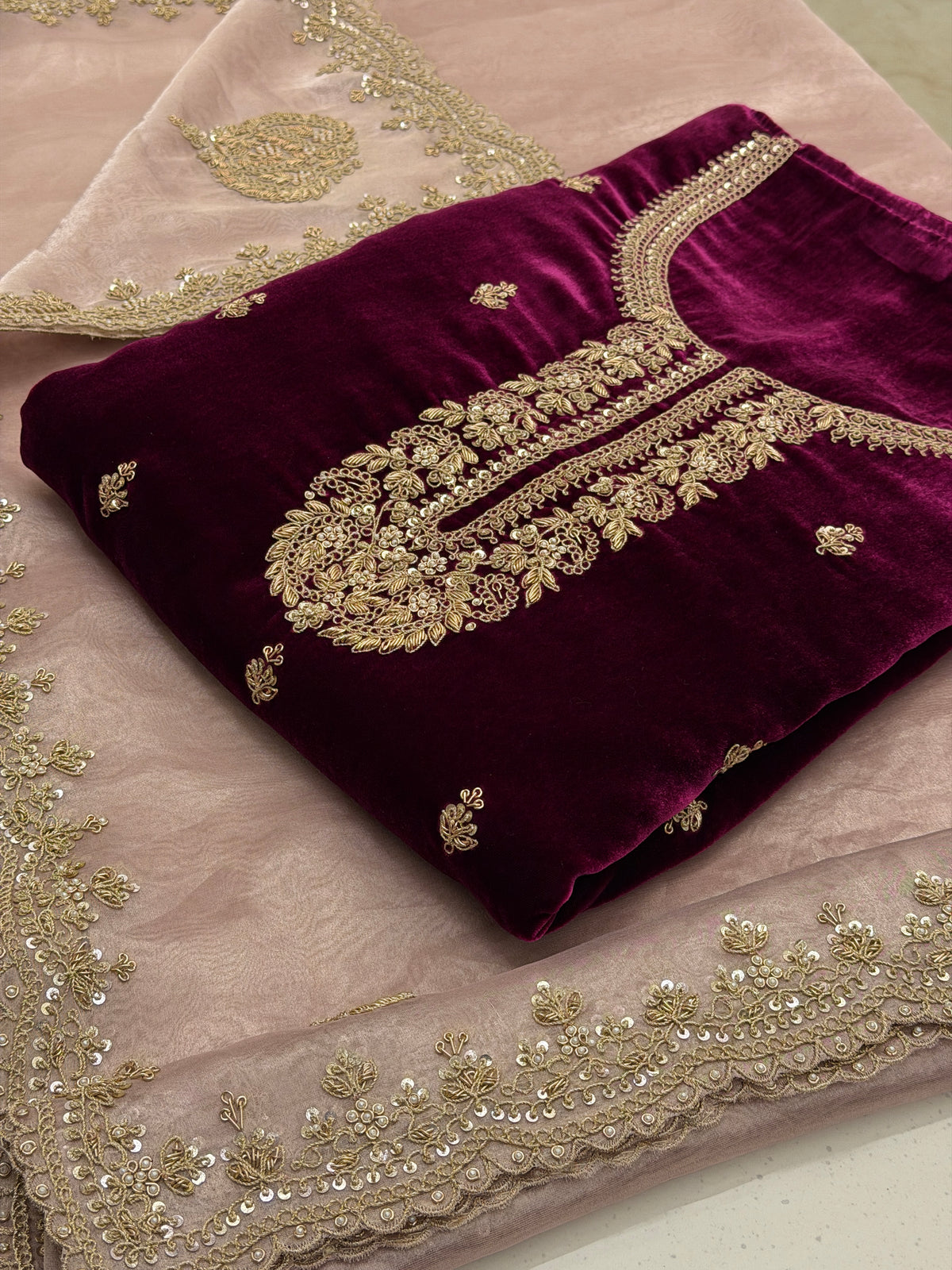 Winter Royale – Luxury Velvet Suit ✨