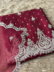 Designer Suit with Heavy Zardozi Embroidered Statement