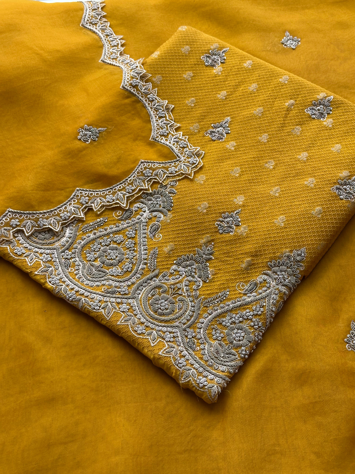 Designer Suit with Heavy Zardozi Embroidered Statement