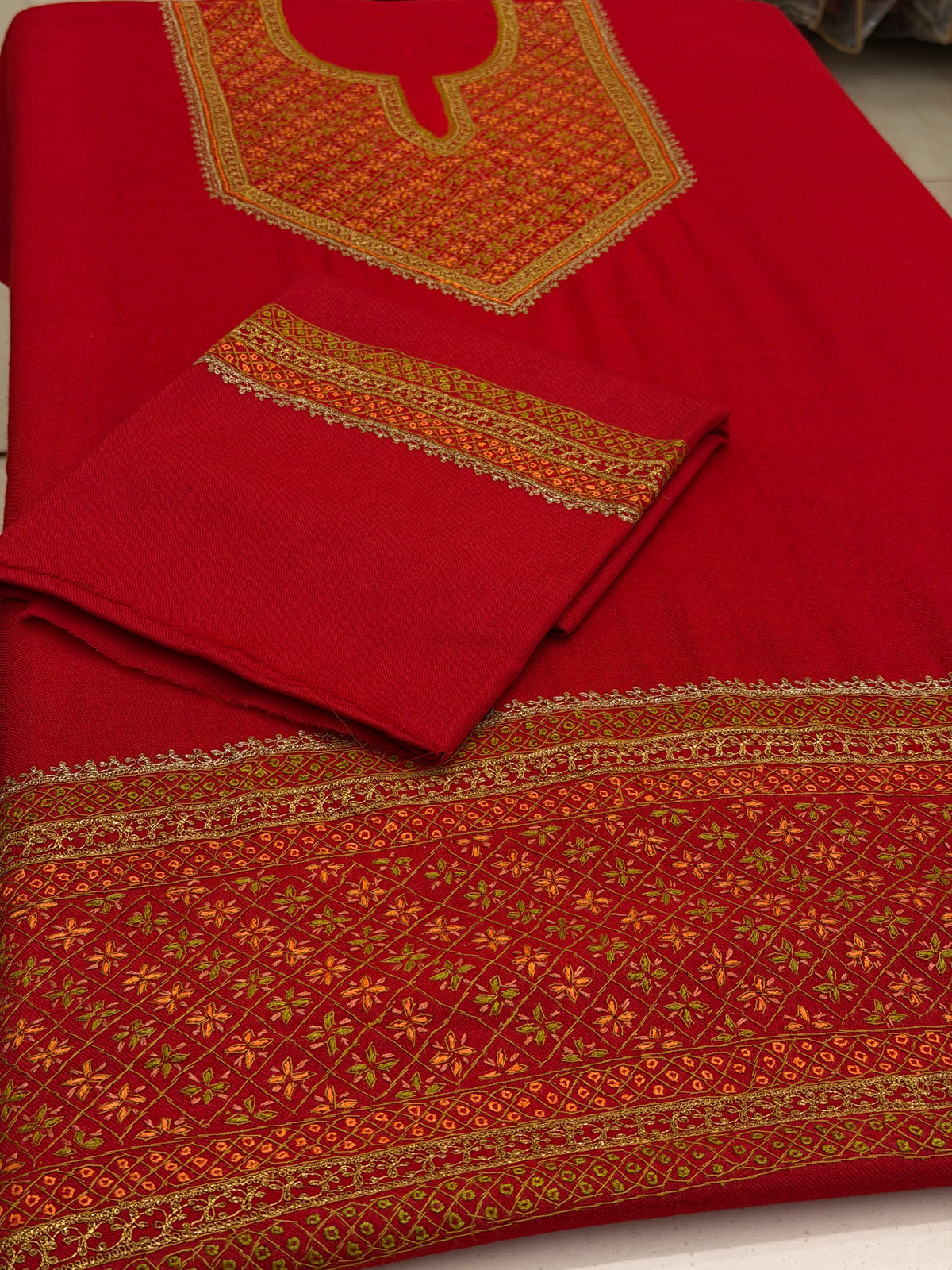 Pure Wool Tilla Sozni Unstitched