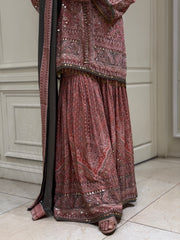 Noor-e-Gota Crepe Gharara Set