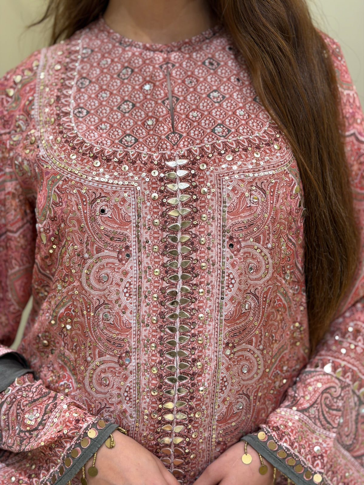 Noor-e-Gota Crepe Gharara Set
