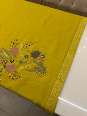 Pure Mull Appliqué Embroidered Suit Set