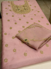 Zar-e-Noor Pure Organza Silk Ensemble