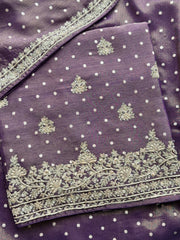 Mehr-e-Zar Luxury Tissue Silk Suit Set