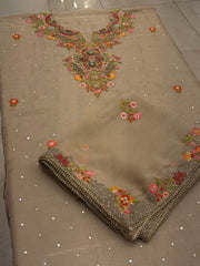 Luxury Tissue Silk Embroidered Suit Set