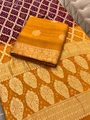 Rang-e-Banaras Pure Raw Silk Suit Set