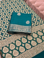 Rang-e-Banaras Pure Raw Silk Suit Set