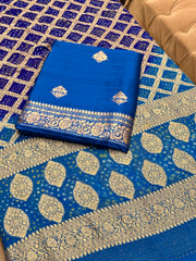 Rang-e-Banaras Pure Raw Silk Suit Set