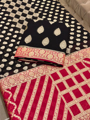 Noor-e-Banaras Handloom Zari Woven Suit