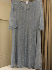 Noor Chikankari Anarkali Set