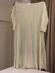 Noor Chikankari Anarkali Set