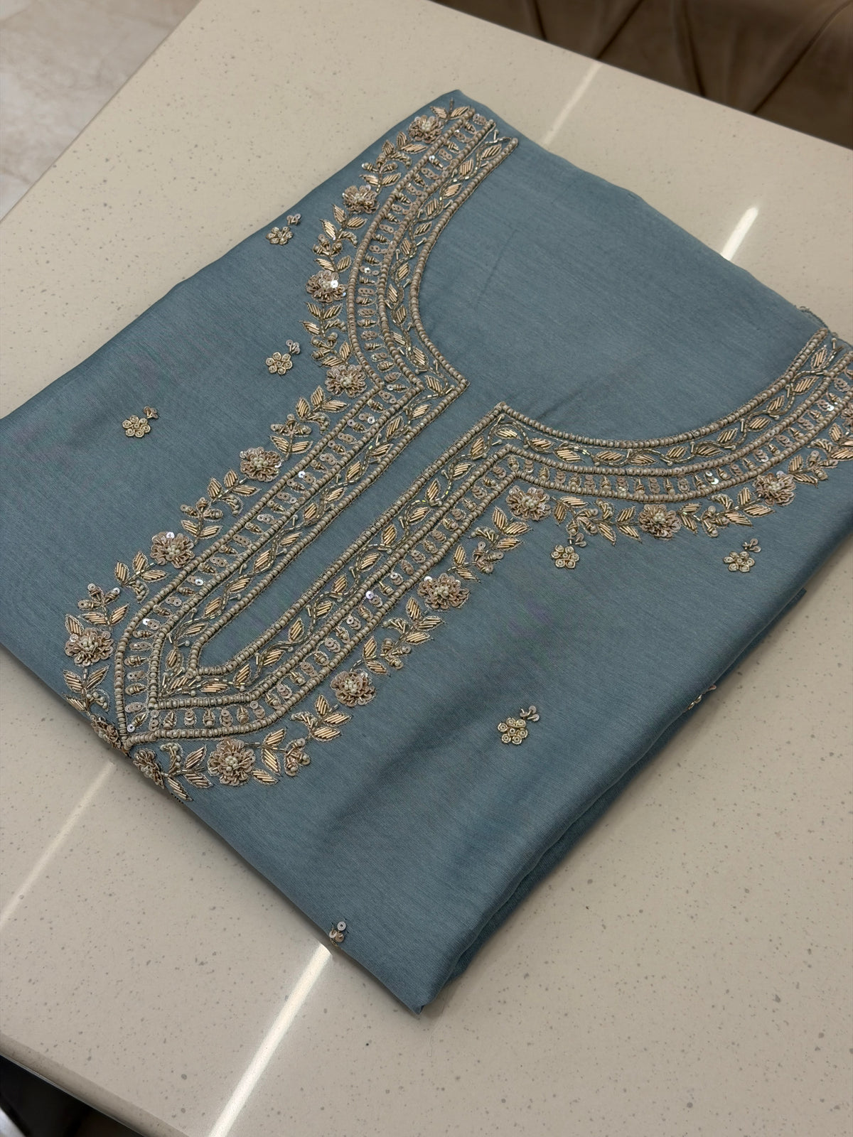 Noor-e-Riwaayat Chanderi Silk Suit Set