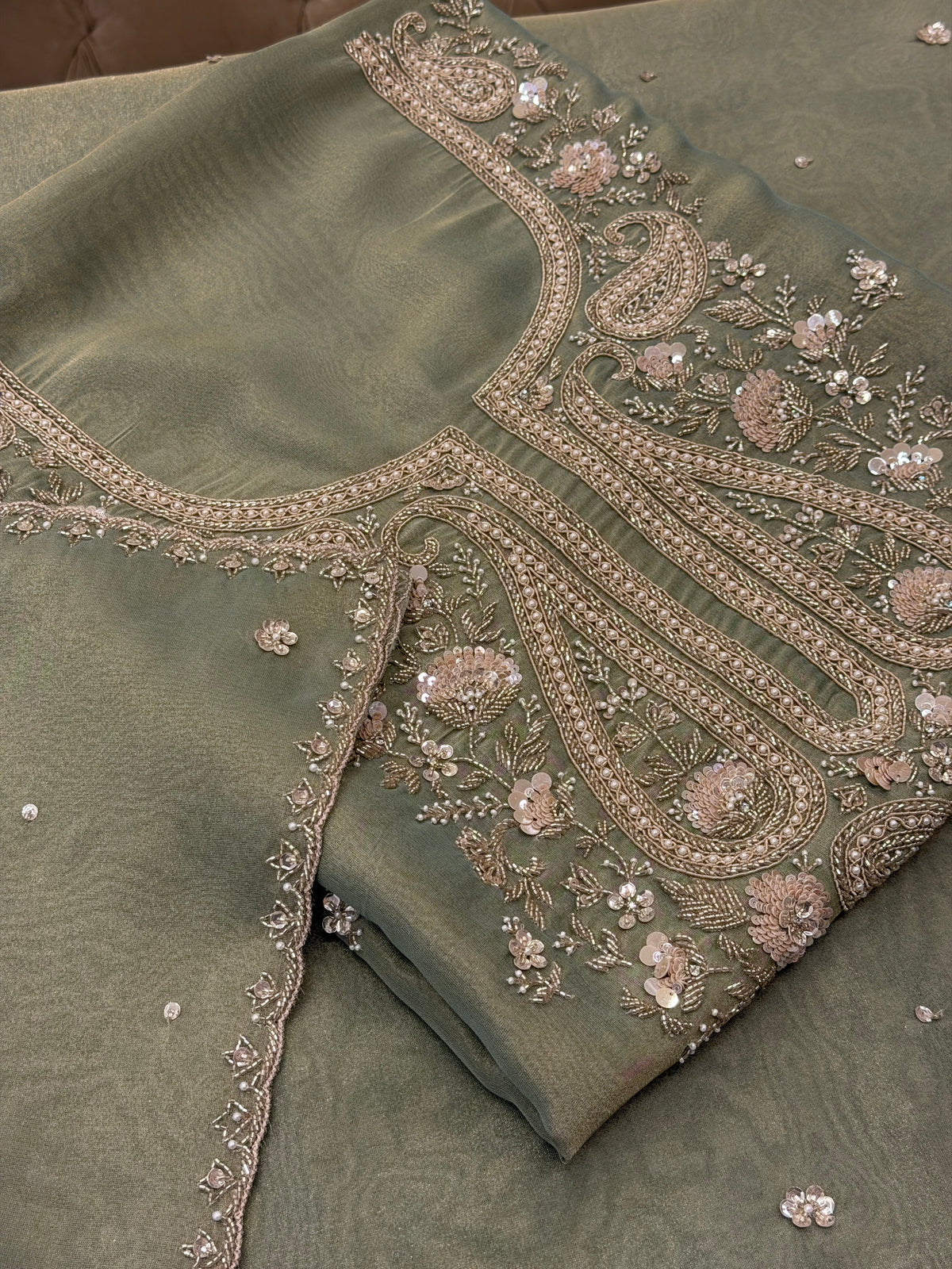 Noor-e-Paisley Premium Tissue Luxury Formal Suit Set