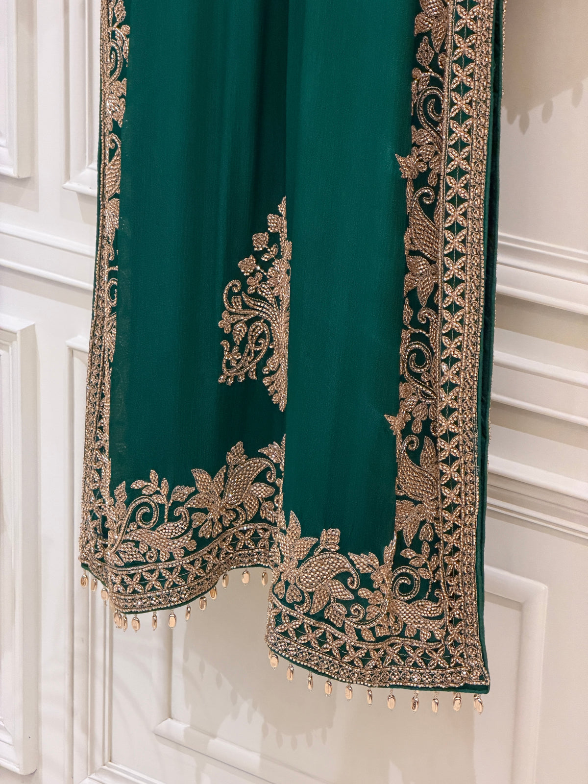 Luxury Chinon Long Shirt Set